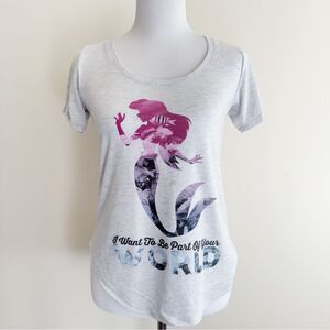 Disney Princess The Little Mermaid Shirt Top Womens Size Small Ariel 90s Movie